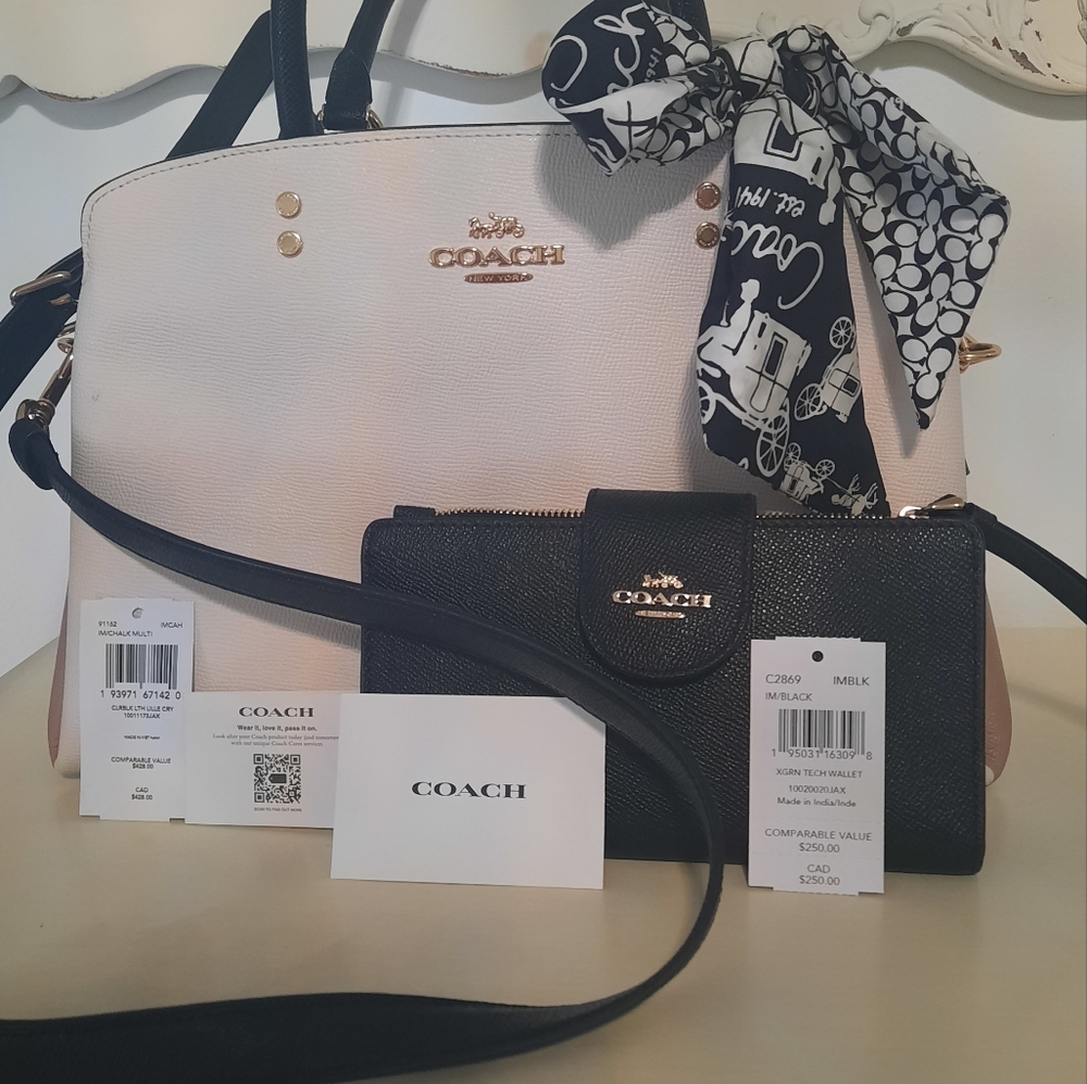Coach Bag, Wallet and Scarf